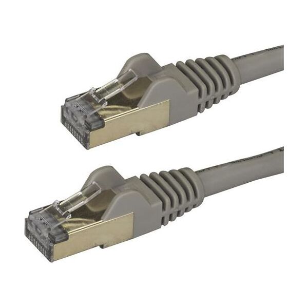 StarTech Patchcord CAT6A, STP, 2m, szary (6ASPAT2MGR)
