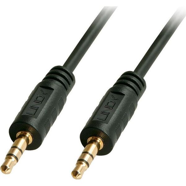 Kabel Lindy Jack 3.5mm - Jack 3.5mm 2m czarny (35642)