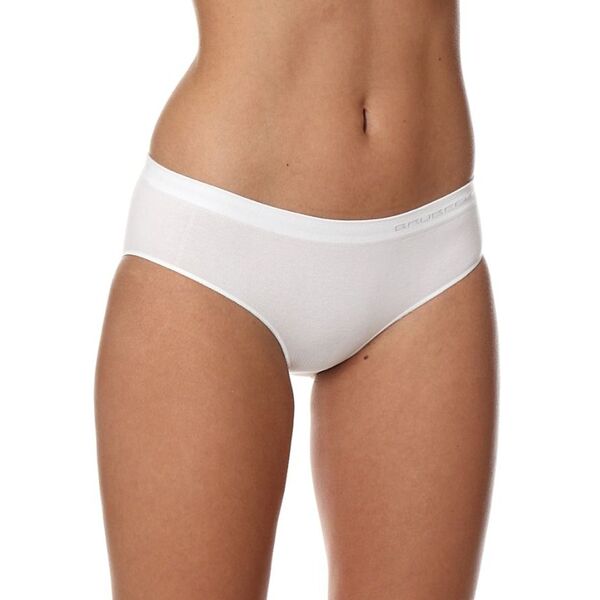 Brubeck Figi damskie Hipster HI00043A Comfort Cotton białe r. S