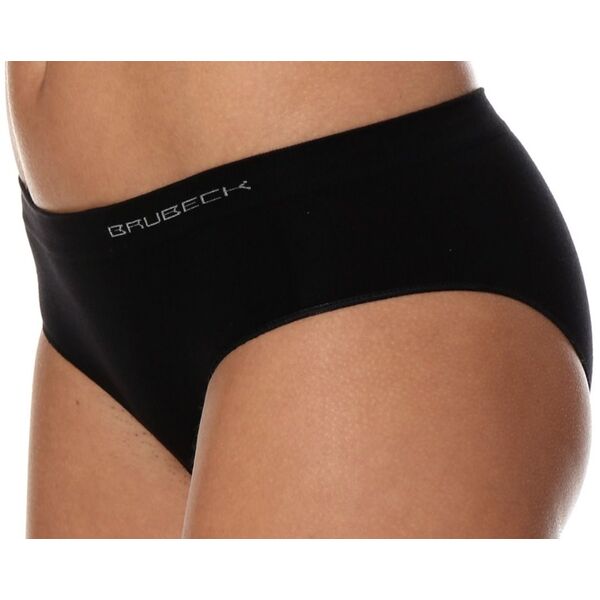 Brubeck Figi damskie Hipster HI00043A Comfort Cotton czarne r. L