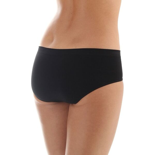 Brubeck Majtki damskie Hipster Classic Comfort Cotton czarne r. L (HI00090A)