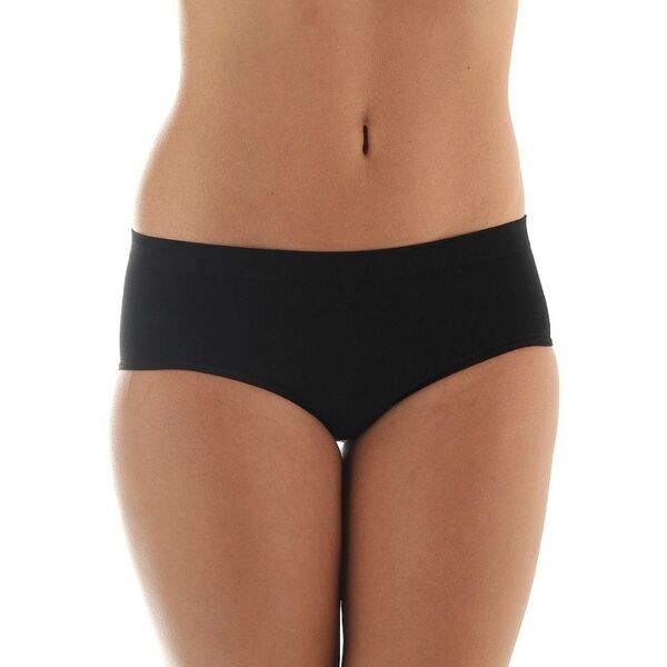 Brubeck Majtki damskie Hipster Classic Comfort Cotton czarne r. L (HI00090A)