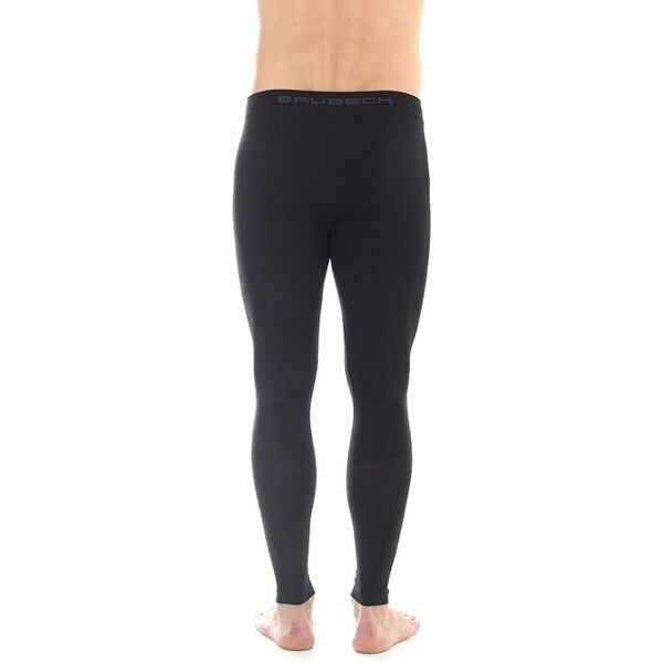 Brubeck Leginsy męskie COMFORT WOOL czarne r. S (LE10930)