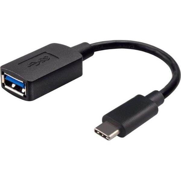 Kabel USB MicroConnect USB-C - USB-A Czarny (USB3.1CAF02BH)