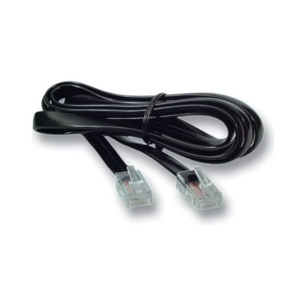 MicroConnect Patchcord RJ12 - RJ45, 2m, czarny (MPK430S)