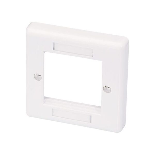 Lindy Single AV Face Plate for GBtype single Pattress Box - 60541