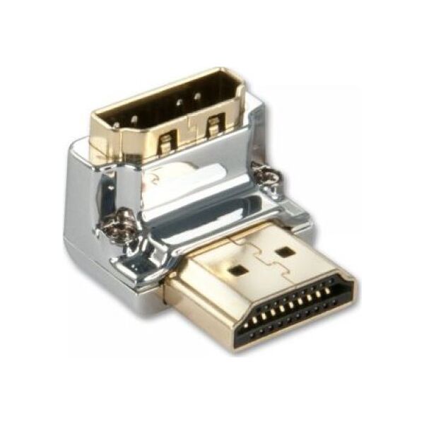 Adapter AV Lindy HDMI - HDMI srebrny (41505)