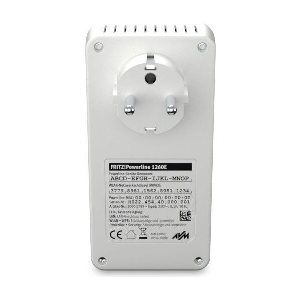 Adapter powerline AVM FRITZ! 1260E (20002789)