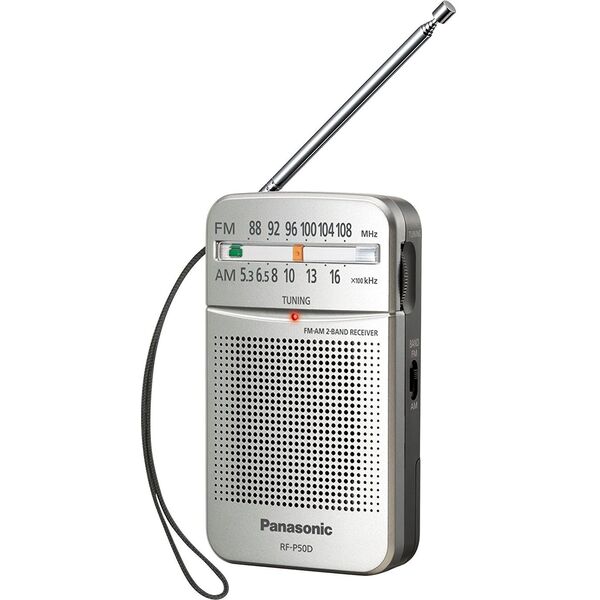 Radio Panasonic Radioodtwarzacz przenośne  Panasonic  RF-P50DEG-S (kolor srebrny)