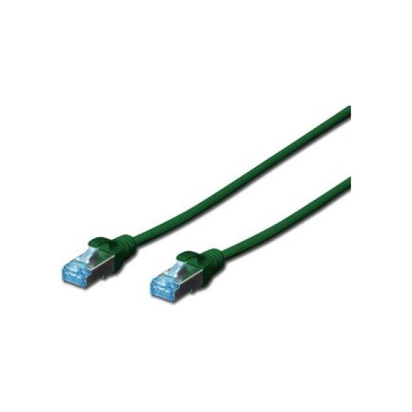 Digitus ID produktu: 1537874 Patchcord CAT 5e, SF-UTP, 0.5m, zielony (DK-1531-005/G)