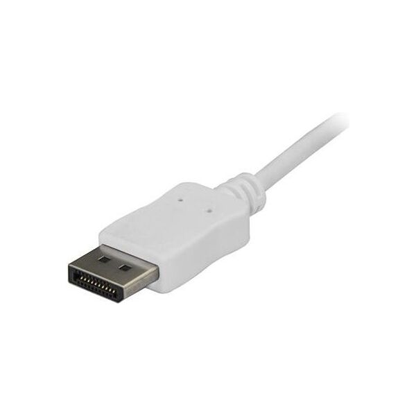 Kabel USB StarTech USB-C - DisplayPort 1.8 m Biały (CDP2DPMM6W)