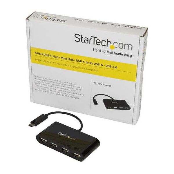 HUB USB StarTech 4x USB-A 2.0 (ST4200MINIC)