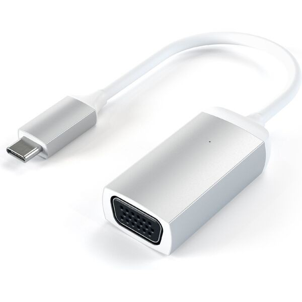 Adapter USB Satechi USB-C - VGA Srebrny  (ST-TCVGAS)