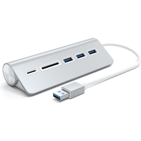HUB USB Satechi 1x SD 1x microSD  + 3x USB-A 3.0 (ST-3HCRS)