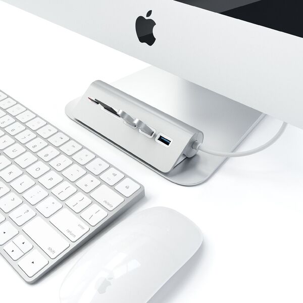 HUB USB Satechi 1x SD 1x microSD  + 3x USB-A 3.0 (ST-3HCRS)