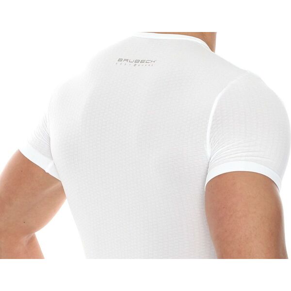 Brubeck Koszulka unisex Base Layer Brubeck biała r. M (SS10540)