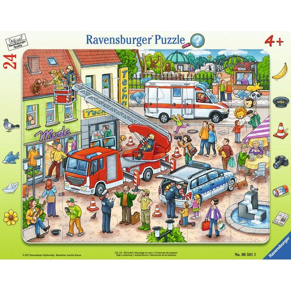 Ravensburger Puzzle 110, 112 - Eilt herbei! (06581)