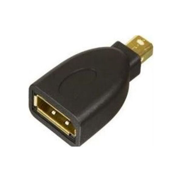 Adapter AV MicroConnect DisplayPort Mini - DisplayPort czarny (MDPMDPF)