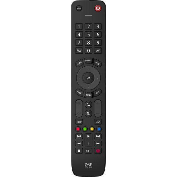 Pilot RTV One For All uniwersalny do wszystkich telewizorów szybkie ustawianie (URC7115)