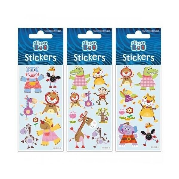 Sticker BOO Naklejki Sticker BOO silver zwierzaki (262023)