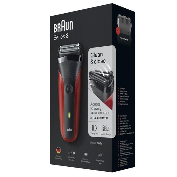 Golarka Braun Series 3 300S Red