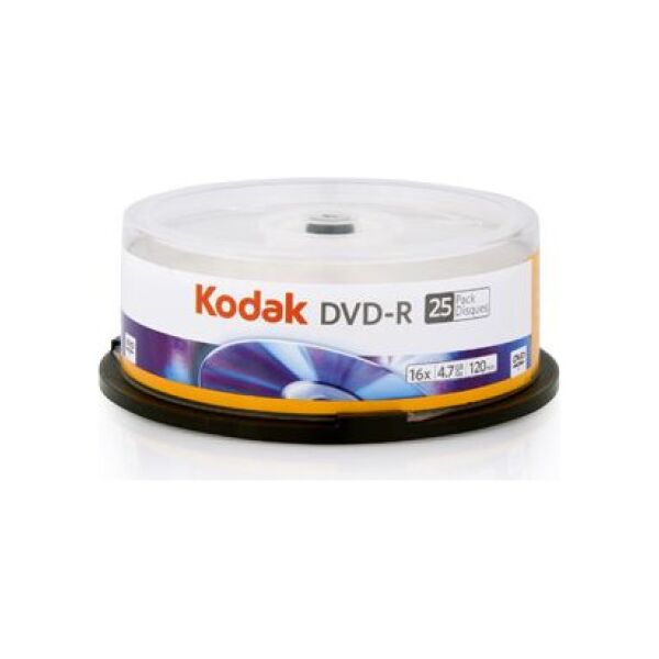 Kodak DVD-R 4.7 GB 16x 25 sztuk (3936177 /1410325)