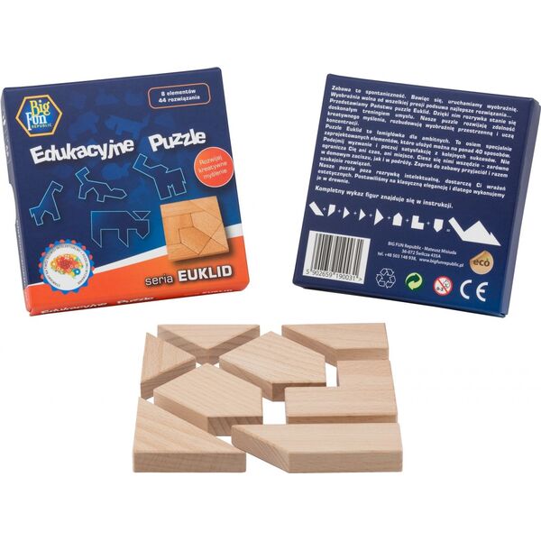 Big Fun Republic Edukacyjne Puzzle - seria Euklid