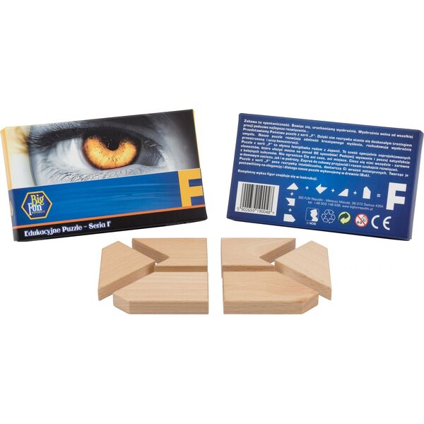 Big Fun Republic Edukacyjne Puzzle - seria F