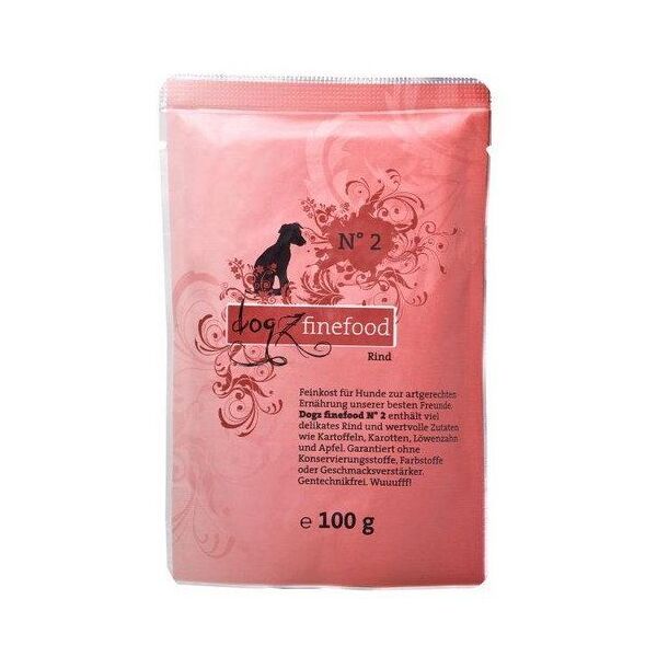 Dogz Finefood N.02 Wołowina saszetka 100g