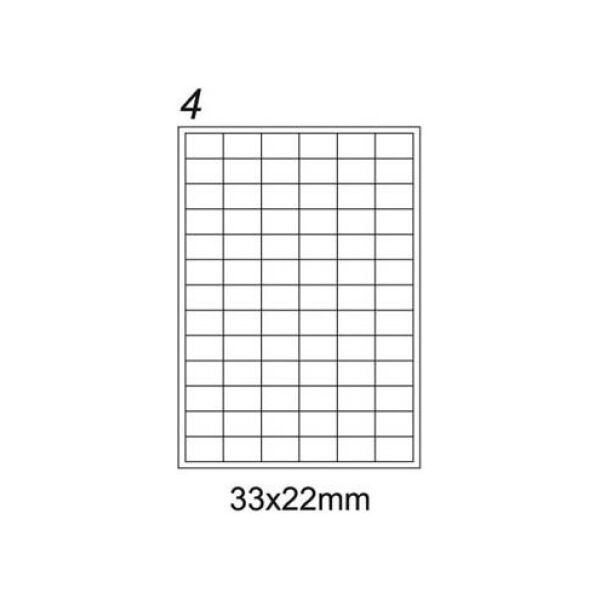 Emerson Etykieta samoprzylepna 33x22 (eta4033x022w)