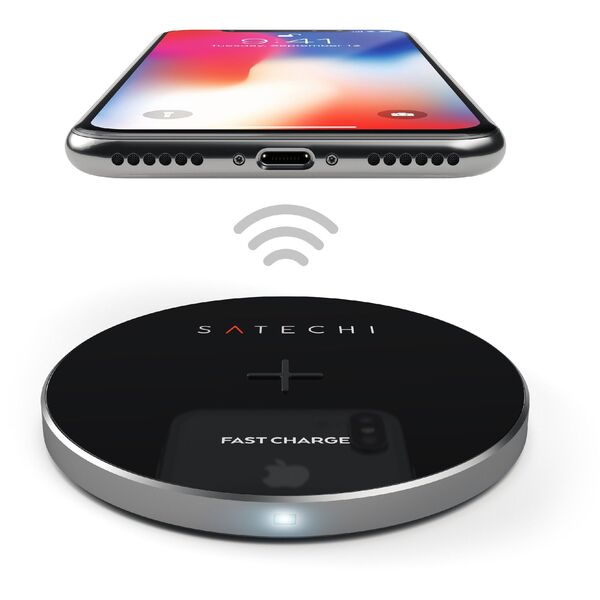 Ładowarka Satechi Aluminum Wireless Charger Indukcyjna 1.8 A (ST-WCPM)