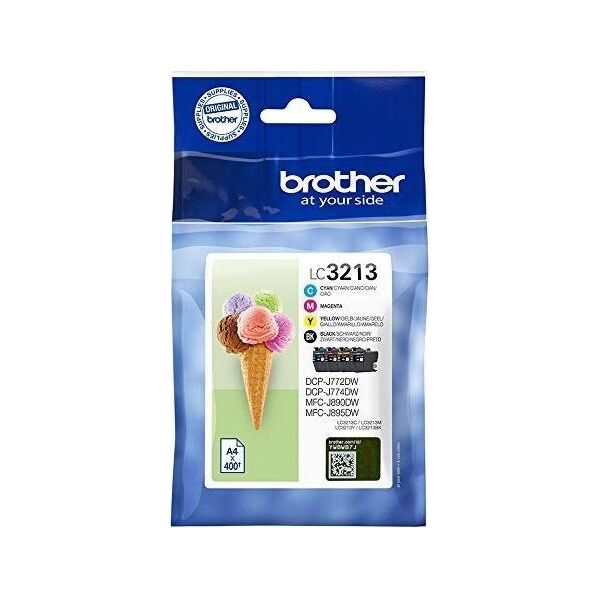 Tusz Brother Tusz Patrone LC-3213VALDR CMYK