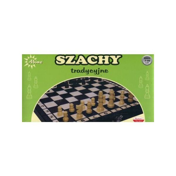 Abino Szachy drewniane w pudełku
