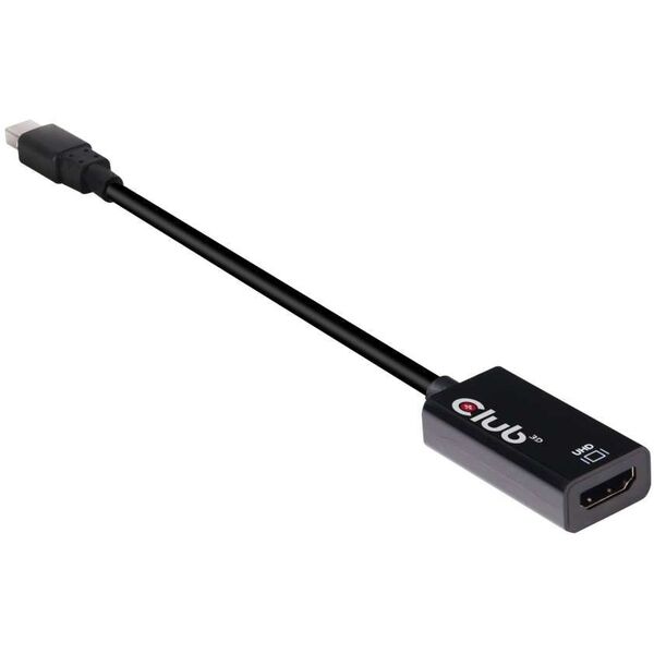 Adapter AV Club 3D DisplayPort Mini - HDMI czarny (CAC-1180)
