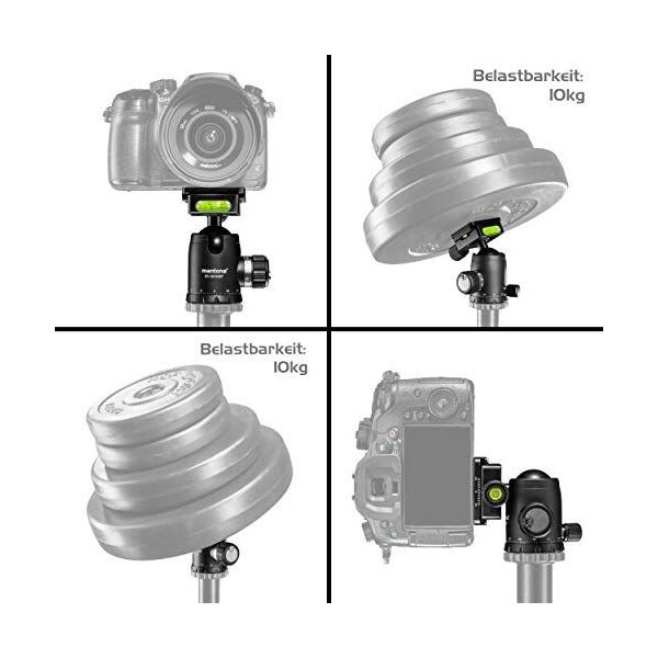 Głowica Mantona mantona Fortress 34 Ball Head (S1-3410AF) - 21435