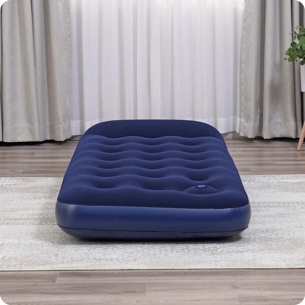 Bestway Materac welurowy Airbed Easy Inflate Single-Size 185x76x28