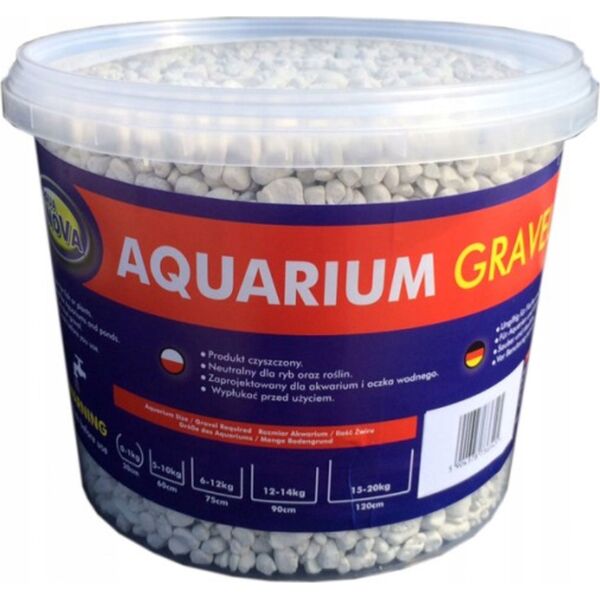 Aqua Nova AQUA NOVA KOLOROWY ŻWIR BIAŁY 5KG