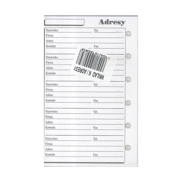 Antra Wkład do organizera K Adresy (270069)