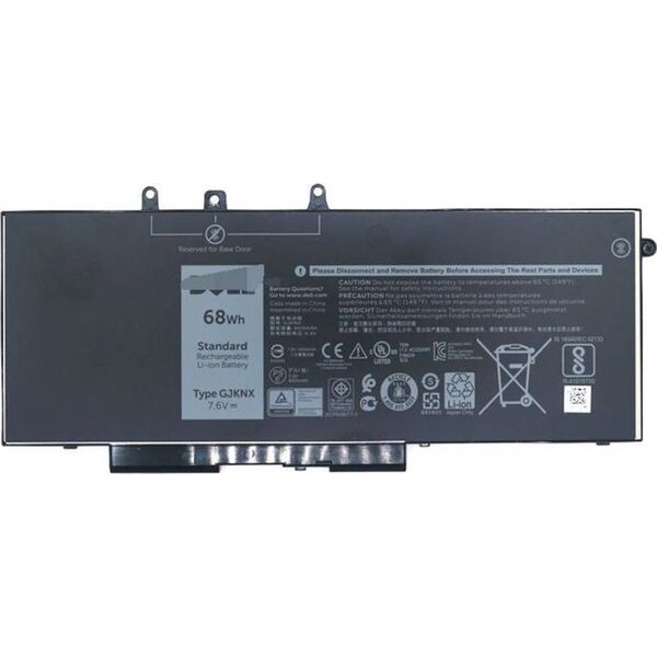 Bateria Dell 68Wh, 4 Cell, Lithium Ion (GD1JP)