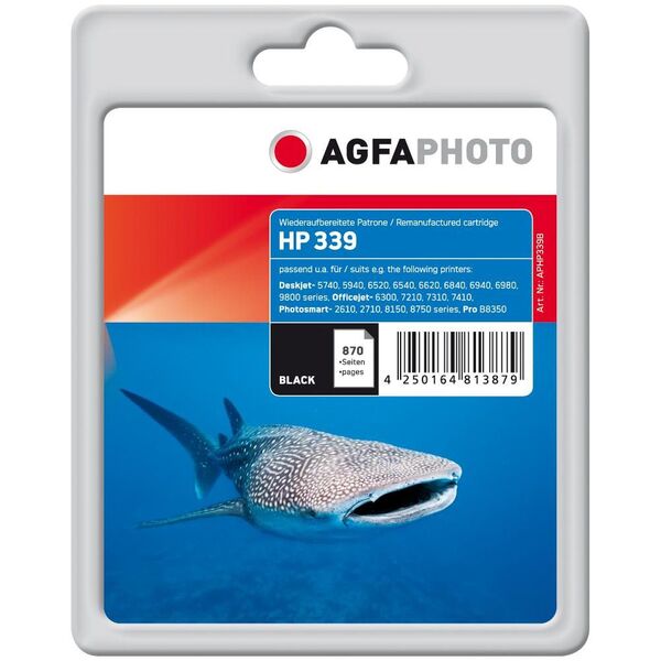 Tusz AgfaPhoto Tusz APHP339B / C8767EE No.339 (Black)