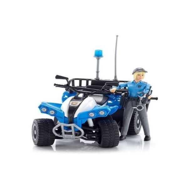 Bruder Bruder bworld Police Quad-Bike with Policeman and Accessories
