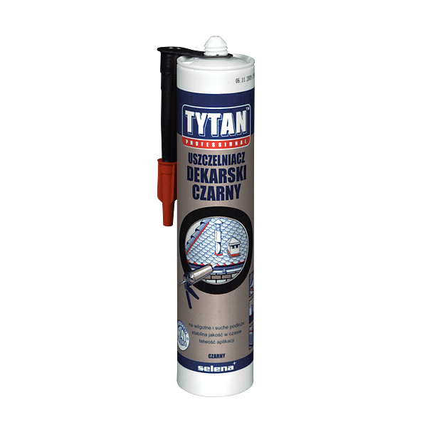 Tytan Uszczelniacz dekarski czarny 310ml