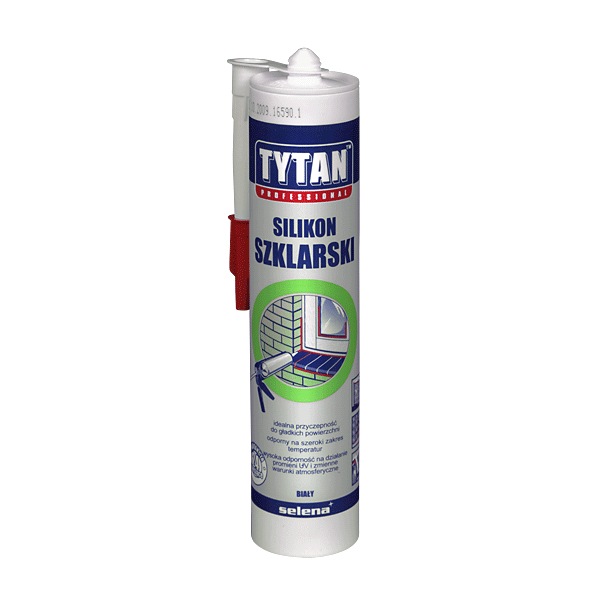 Tytan Silikon szklarski bezbarwny 310ml