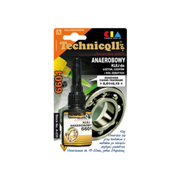 Technicqll Klej anaerobowy do łożysk, czopów i kół zębatych 6601 10g A-235
