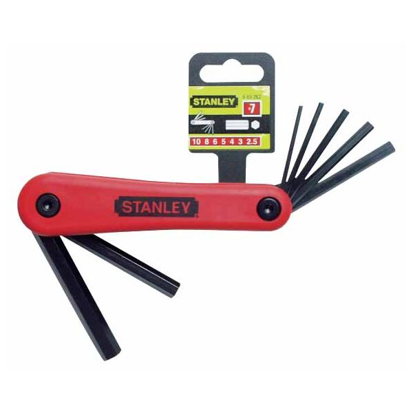 Stanley Zestaw kluczy imbusowych hex wielofunkcyjne 1,5-6mm 7szt. (69-261)