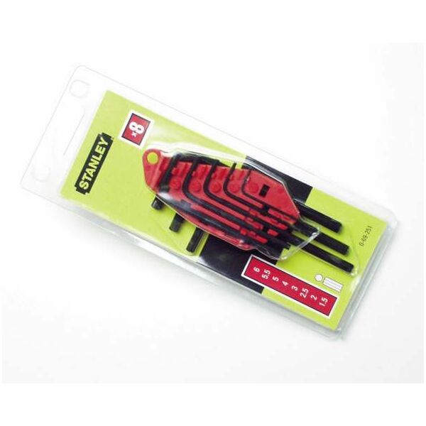 Stanley Zestaw kluczy imbusowych hex typ L 1,5-6mm 8szt. (69-251)