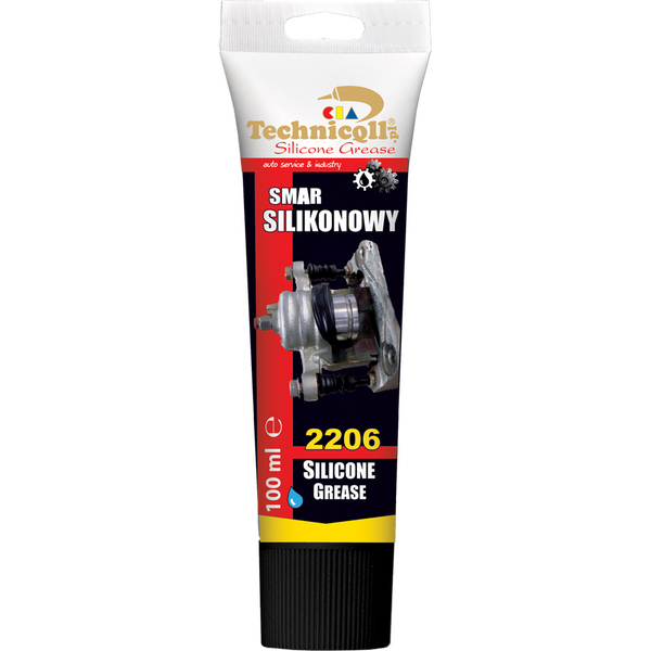 Technicqll Smar silikonowy do prowadnic biały 2206 100ml (M-607)