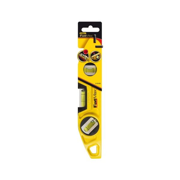 Stanley Poziomica z magnesem FatMax TORPEDO 22cm 3 libelki 43-603