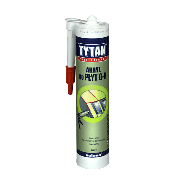 Tytan Silikon akryl do płyt g-k biały 310ml (3060309)