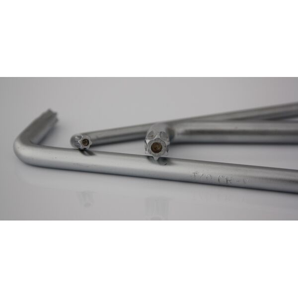 Corona Zestaw kluczy trzpieniowych torx typ L T10-T50 z otworem 9szt. (C6615)